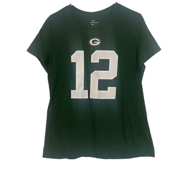 Aaron Rodgers Green Bay Packers Ladies Nike Tee Short Sleeve T-Shirt Size Medium - Picture 1 of 7